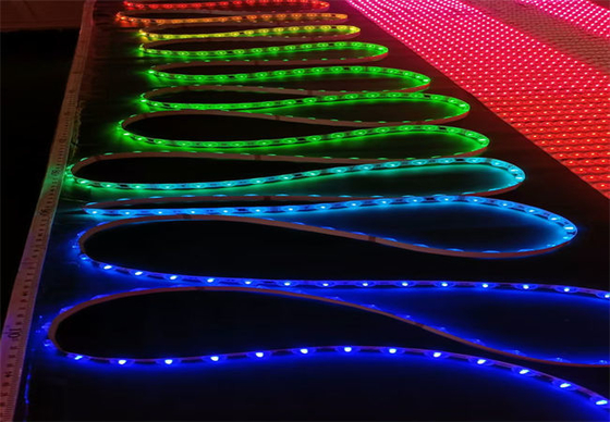 Umur Panjang 50000H Lampu Strip LED Waterproof Outdoor untuk Aplikasi Semua Cuaca