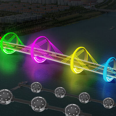 DMX512 SMD3535 Full Color RGB+W LED Point Light Source untuk lampu dekorasi