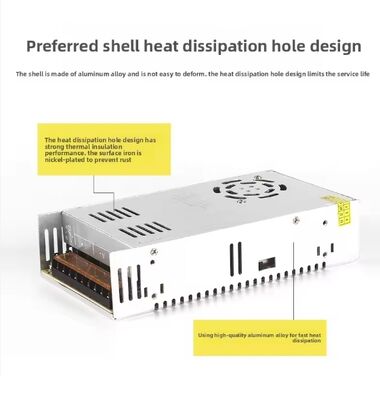Catu Daya Switching AC ke DC 12V 10A 20A 30A Adaptor LED Transformer untuk Lampu LED