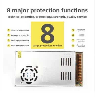 Penggerak Darurat Lampu LED Berkualitas Tinggi Desain Tahan Air Catu Daya LED 600W 24v