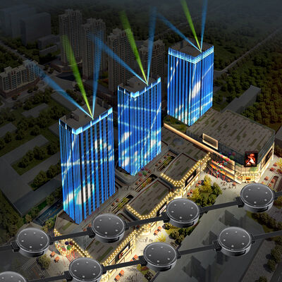 IP67 Luar Waterproof RGB 50mm Dekorasi Bangunan DC24V Led Pixel Point Light