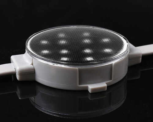 Lampu Titik LED RGBW Luar Ruangan SMD3535 Tahan Air 50mm Kecerahan Tinggi Miracle Bean Kustom IP67 3.5W 24V