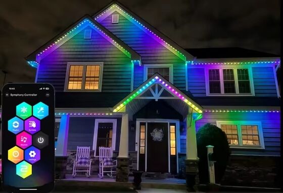 RGB Point Led Pixel Light Track Lighting Outdoor Roof Lights Dekorasi