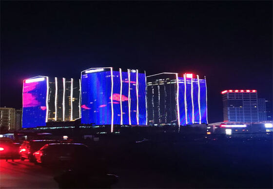 1W RGBW 30mm DC12V 5Kawat Warna Penuh Sumber LED Titik Piksel Tahan Air IP67 untuk Bangunan Luar Ruangan