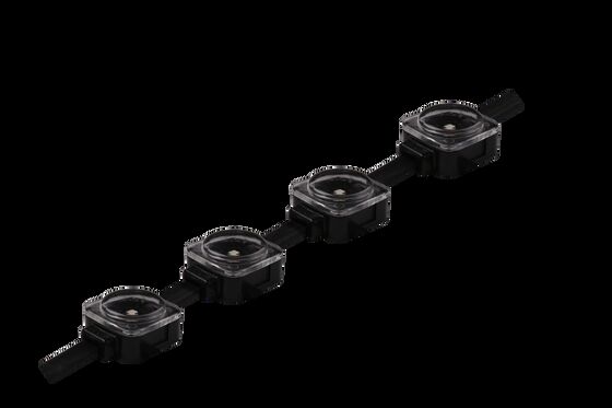 Sumber Cahaya Titik LED untuk Lanskap Bangunan Luar Ruangan 25mm 5V 0.3W LED IP67 RGB yang Dapat Diprogram