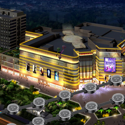 Sumber Cahaya Titik LED LED RGB 30mm 1W IP67 Waterproof DMX512 Untuk Proyek Luar Ruang