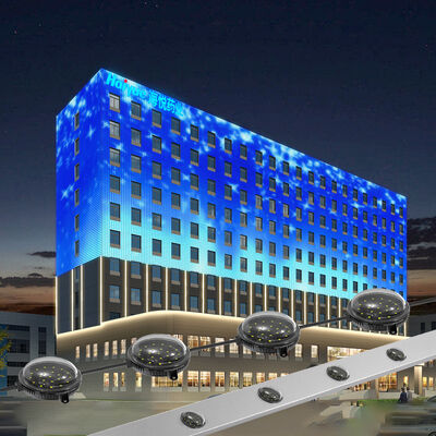 Lampu Titik LED IP67 Tahan Air Warna RGB Kontrol DMX512 Lampu Dekoratif Luar Ruangan