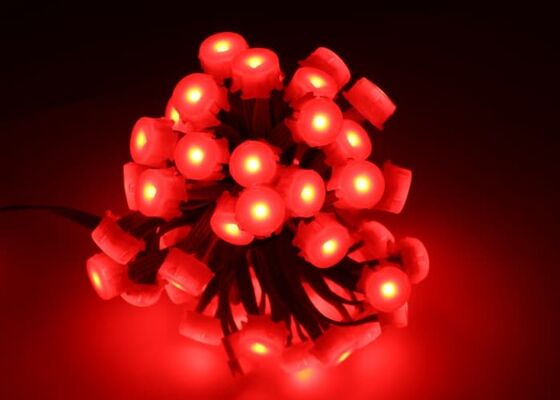 Lampu Titik LED RGB 20mm DC12V Tahan Air IP67 Bahan PC Fleksibel Pencahayaan