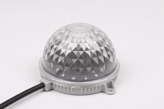 Lampu Titik LED RGB IP67 Tahan Air 104mm DC24V Bahan PC Fleksibel