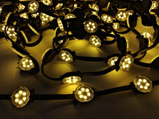50mm IP67 Waterproof RGBW LED Pixel Light dengan Kontrol DMX512 untuk Dekorasi Fasad Bangunan Luar Ruang