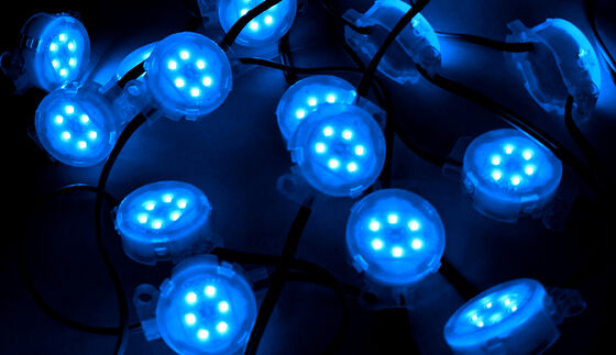40mm Smart Adresable LED Pixel Light IP67 Waterproof High Brightness for Outdoor Facade Media Wall