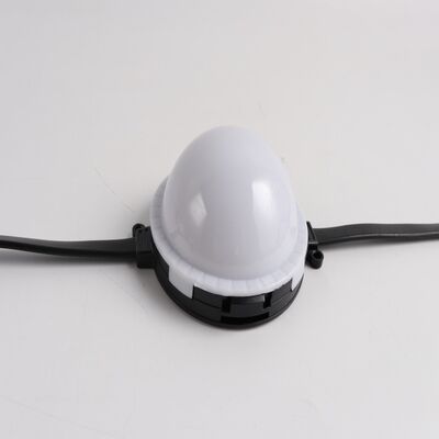 80mm LED Point Light 80mm PC Housing dengan Bayer LED Chips Kontrol RGB IP67 Lampu tahan air untuk Dekorasi Fasad Taman Hiburan Luar Ruang