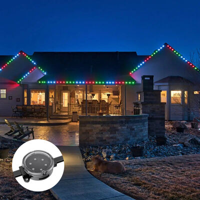 DC48V 40mm RGBW IP67 Waterproof LED Pixel Light untuk pencahayaan dekoratif dalam dan luar ruangan