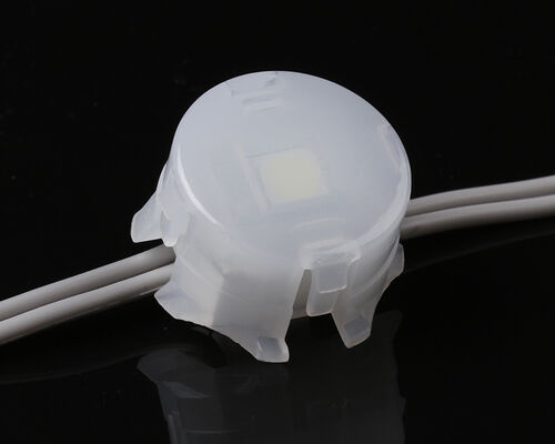 Lampu Titik LED Warna-warni 20mm Rumah Monokrom Luar Ruangan Tahan Air IP67 Kontrol Eksternal RGB Warna Penuh