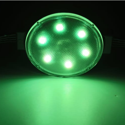 50mm DC24V SMD3535 IP67 Lampu Titik LED Tahan Air Dekorasi Fasad Perumahan Aluminium