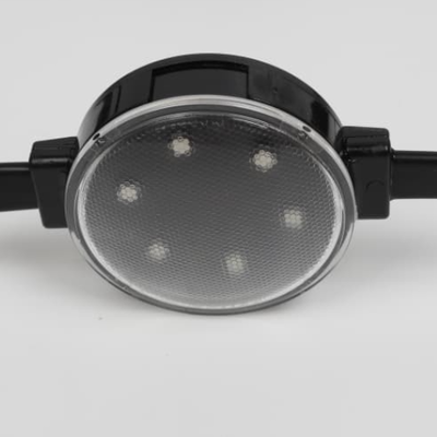 IP67 Outdoor 40mm 2W RGBW LED Point Light Source Featuring 48V DMX Control untuk Dekorasi Fasad Hotel