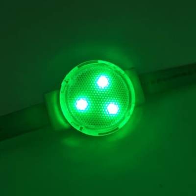 IP67 Tahan Air 30Mm DC24V RGB Lampu Titik LED SMD3535 Lampu Piksel untuk Pencahayaan Arsitektur Fasad Bangunan Komersial