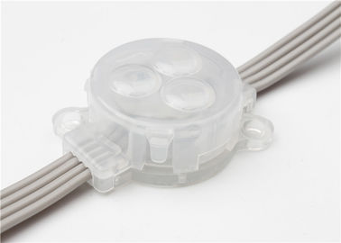 Pencahayaan Luar Ruangan 12V IP67 0.8w 1800-6500K SMD3535 dipimpin Pixel dot light dengan tahan air