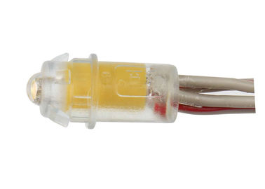 Anti UV 12V Miracle Bean Rgb Led Piksel 9mm Epistar Chip Pvc F5
