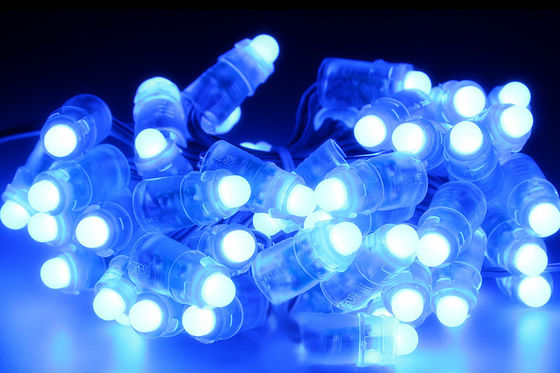 Lampu LED String IP67 12v 9mm 0.2W Rgb tahan air