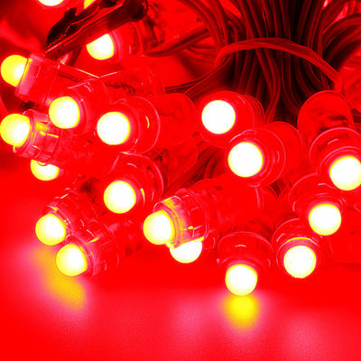 String Cahaya Piksel Luar Ruangan IP67 0.15W DC 12V 9MM Rgb