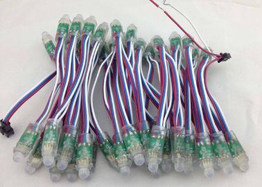 Full Color 12mm IP67 DC5V Tanda RGB LED Pixel Light Smart IC Controlled 0.3w / pcs