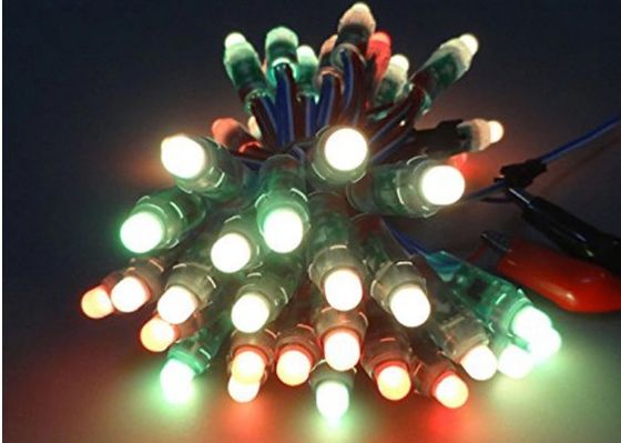 Miracle Bean 12mm 0.3W RGB WS2811 1903 Digital Pixel DC5V Led Pixel Light Untuk Dekorasi Natal