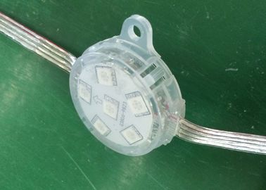 Waterproof IP67 6pcs 5050 SMD RGB LED Pixel Stirp Light Untuk Dekorasi Mall Perbelanjaan