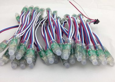 Modul Pixel LED RGB tahan air DC5V 0.3W / pcs Programmable IP68 Protection