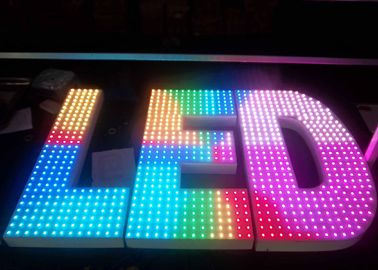 Outdoor LED Channel Letter Iklan LED Signs untuk Perusahaan, 1 Meter High
