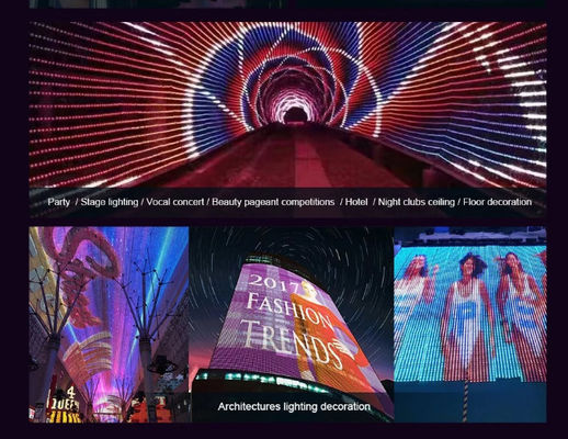 IP67 Rated Led Mesh Screen Outdoor Point Light Source for Christmas Mall Advertising