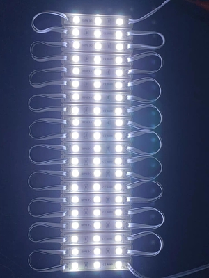 12V 3-Light SMD 2835 LED Modul dengan 1W Sign Lens IP67 PC Body Pixel Lights untuk Dekorasi Luar Ruang
