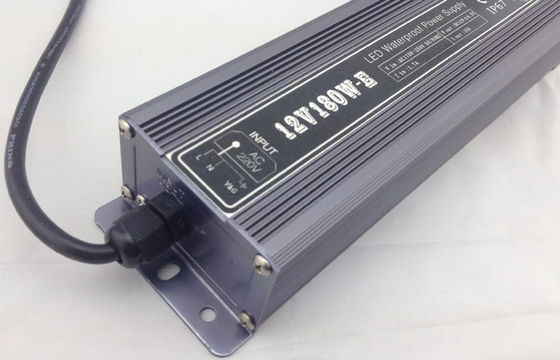 Safety 180 W Waterproof LED Driver 24 V DC12V High Efficiency