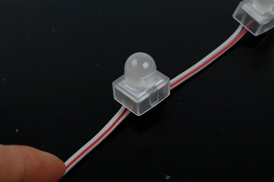 Lampu Piksel LED Beralamat Tahan Air 12mm Penuh Warna Lampu LED Piksel SMD Persegi
