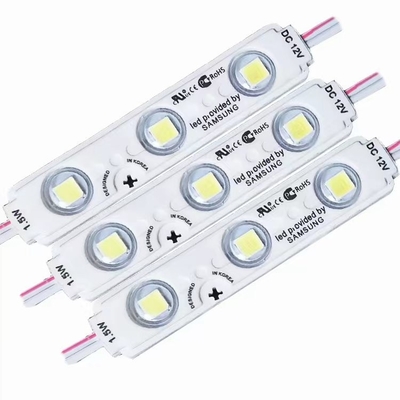 Korea Samsung 12V Modulo 3 LEDs 5054 5050 2835 Modul LED Injeksi Dengan Lensa