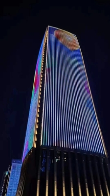 RGB DMX Pixel LED Tape Luar Tahan Air Untuk Pencahayaan Bangunan Dekorasi Natal